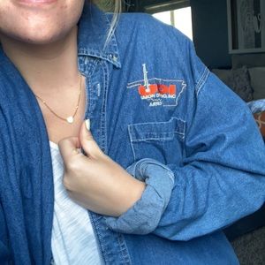 Oversized Denim Button Down